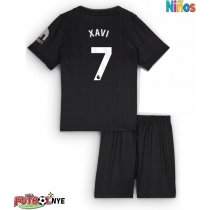 Camiseta Tottenham Hotspur Xavi Simons #7 Visitante Equipación para niños 2025-26 manga corta (+ pantalones cortos)